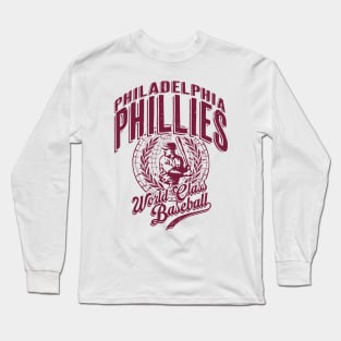 Vintage PHILLIES World Class Baseball Long Sleeve T-Shirt